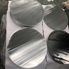 Özelleştirilmiş Gümüş Alüminyum Yuvarlak Daire Metal Disk Plakası Alaşımlı Gofret Plakası