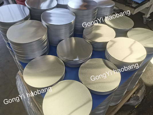 Çelik Bitmiş Yüzey 2.4mm 1100 Derin Çizim Alüminyum Diskler Çay kazanları için korozyona dayanıklı
