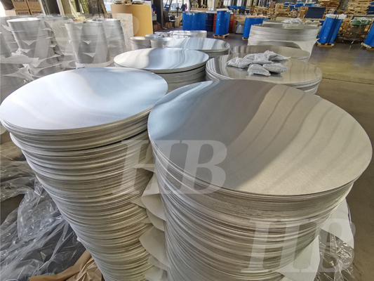 Abajur İşaretleri için 8 Serisi Döküm Haddelenmiş Alüminyum Diskler Daire 6mm 1070 1100