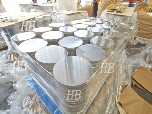 1000 Series H14 Blank Aluminum Discs Bright Silver For Steamer Cooker