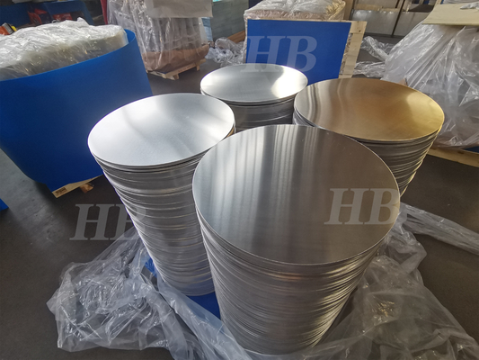 Saflık %99,5 Alüminyum Çemberler 1050 3003 Derin Çizim ve Anodizasyonla Basınçlı Fırınlar İçin