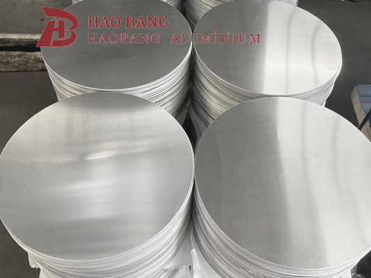 HO 1060 1070 1100 Kaliteli Alüminyum Yuvarlak Disk Mutfak Aletleri için 0.6mm Kalınlığı
