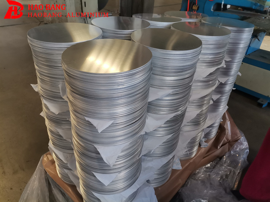 Çin Mutfak malzemeleri Alüminyum diskler Çemberler 1100 O H14 H24 Kalınlığı 0.3-3mm