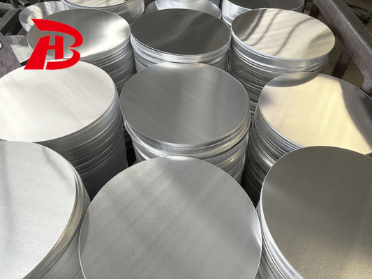 Kaplı yüzey B209 ASTM 3003 8011 1050 1100 1060 Yapışkan Panlar için Alüminyum Disk Çemberleri