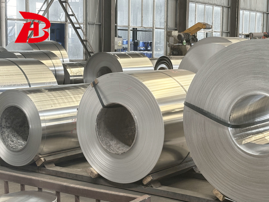 Alaşım 1050 1060 1070 1100 Gümüş Alüminyum Bobine Aa1050 Aa1060 Hem Cc Malzemesi Hem de Cc Malzemesi Elektrik Skilletleri İçin