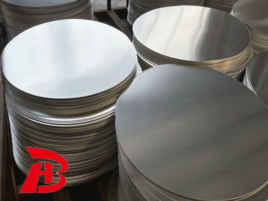 1060 3003 5052 Alaşım H24 H32 2mm 676mm Çapraz Alüminyum Çember Yol Uyarı İşaretleri İçin