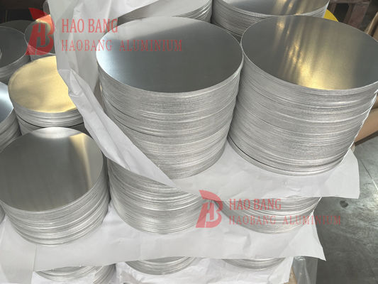 Özel Alüminyum Çember 100-1000mm Diametresi Endüstriyel damgalama için pürüzsüz yüzey derin çizim