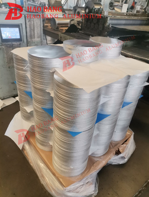 3003 alaşımlı gümüş alüminyumlu, yemek malzemeleri için kullanılan daire ve disk
