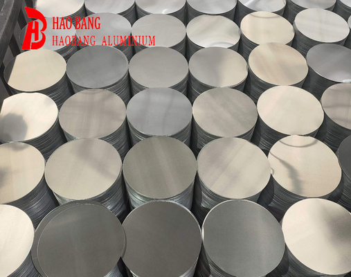 Mill Finish 0.3-6.0mm Alüminyum Çember Tabak Yemek Yemekleri Işık Yansıtıcı Dekorasyon