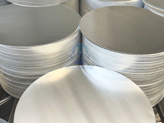 1050 1060 3003 Aluminum Circle Disc with 0.3-6mm Thickness and 100-1000mm Diameter for Deep Drawing Cookware Pots Pans Lamp Covers