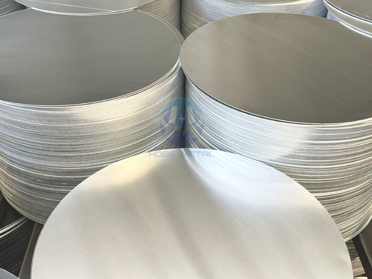 1.6mm Alüminyum Çemberleri Dönüştürme Disk Wafer Mill Kızartma Pan için Bitirilmiş