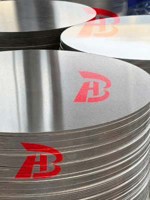 1.6mm Alüminyum Çemberleri Dönüştürme Disk Wafer Mill Kızartma Pan için Bitirilmiş