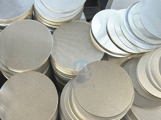 1.6mm Alüminyum Çemberleri Dönüştürme Disk Wafer Mill Kızartma Pan için Bitirilmiş
