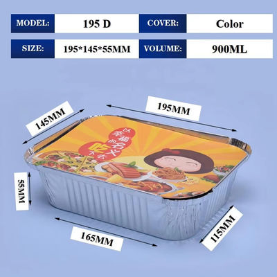 High-Strength Aluminum Foil Lunch Box