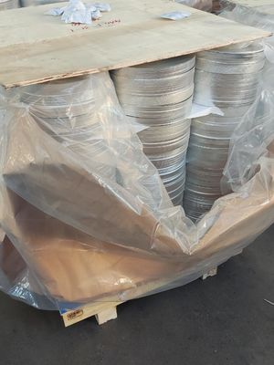 Derin Çekme ve Endüstriyel Damgalama için Pürüzsüz Yüzeyli Özel Alüminyum Daire 100-1000mm Çap