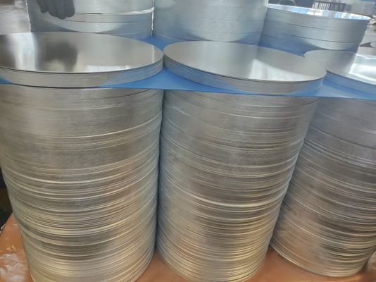 CC DC Ham madde Alüminyum Çember 1050 1060 3003 Alaşım O H18 Hızlı Özel Boyut Derin Çizim Disk