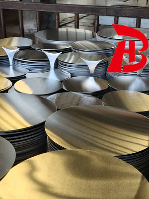 1050 1060 Alüminyum Çember CC DC Malzeme O H12 Sıcaklık Derin Çekim Çatlak Dayanıklı Disk