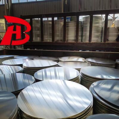 1050 1060 Alüminyum Çember CC DC Malzeme O H12 Sıcaklık Derin Çekim Çatlak Dayanıklı Disk