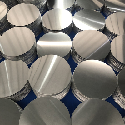 Alloy 3004 1100 Alüminyum yuvarlak levha 0.35-3mm Yol uyarı işaretleri için