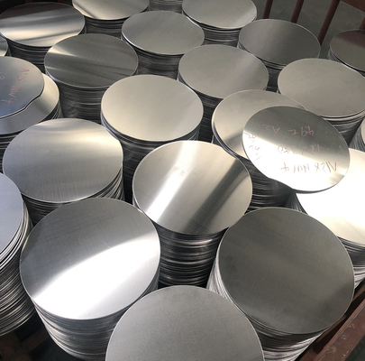 1050 H14 Alüminyum Disks Circle Wafer For Cookware DC