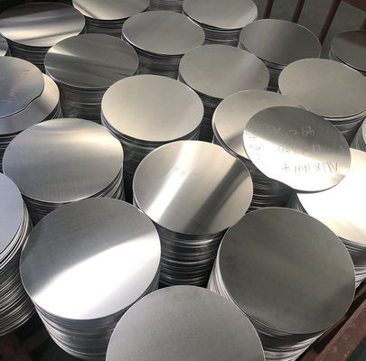 High-Shine Silvery Aluminum Circles 1050/1080 80-1600MM for Household Fixtures