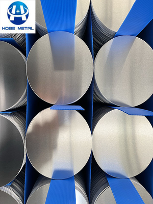 Pot Lambaları Yapımı İçin Alaşım 1050 Alüminyum Yuvarlak Daire Gofret Diskleri Plakası