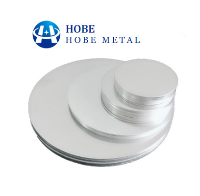 Yansıtıcı Tabelalar İçin Pürüzsüz 0.3mm Alüminyum Diskler Yuvarlak Daire Gofret