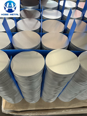 Yansıtıcı Tabelalar İçin Pürüzsüz 0.3mm Alüminyum Diskler Yuvarlak Daire Gofret