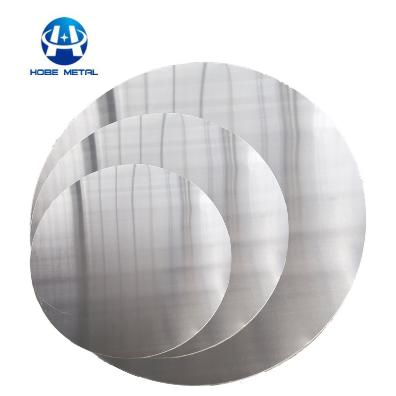 Mühendislik Bitmiş Yüzey 1050-H14 Alüminyum Wafer/Alüminyum Diskler Çaprazlığı 80mm 1600mm Yol Uyarı İşaretleri İçin
