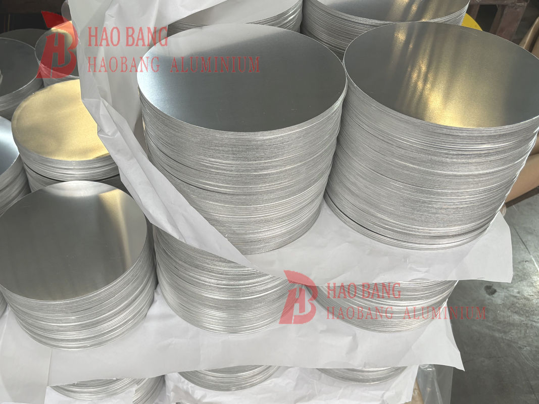 Özel Alüminyum Çember 100-1000mm Diametresi Endüstriyel damgalama için pürüzsüz yüzey derin çizim