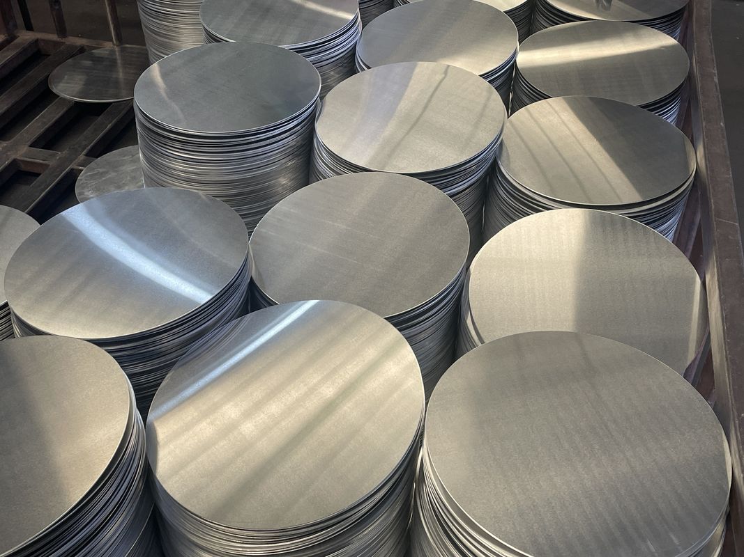 3003 1050 1060 Alüminyum Çember Boş O Yumuşak H18, 100 ‰ 1000 mm Dia, Deep Drawing Alüminyum Disc Cookware Stamping için