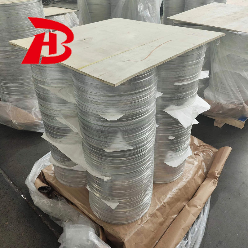 Mimarlık dekorasyonu için 80-1600 mm çaplı tek kalınlıkta 3105 Serisi Alüminyum Çemberler ve Diskler