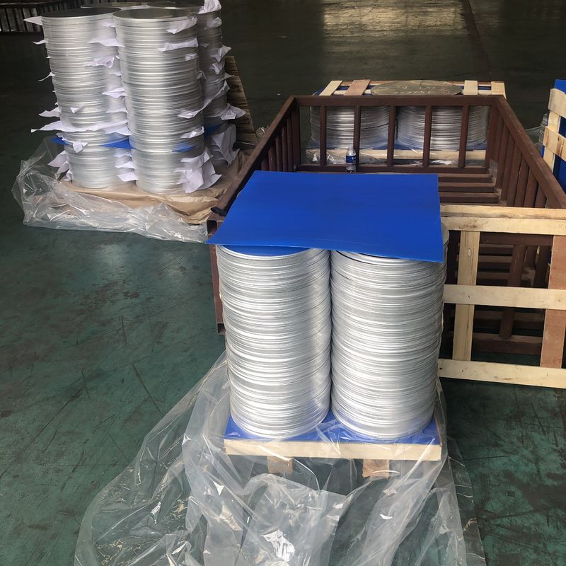 100 ‰ 1000 mm Dia H18 Temper Alüminyum Çember Derin Çizim Aşçılık Donanımları Damgalama için Boş