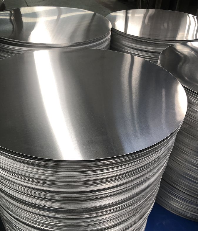 3003 1050 1060 Alüminyum Çember Boş O Yumuşak H18, 100 ‰ 1000 mm Dia, Deep Drawing Alüminyum Disc Cookware Stamping için
